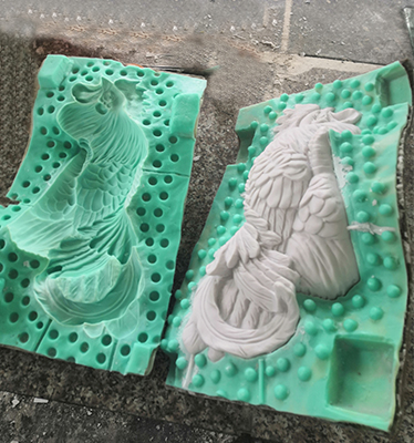   樹(shù)脂工藝品模具硅膠翻模過(guò)程中發(fā)粘原因你知道嗎 ？